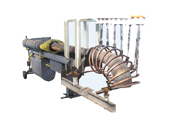 Induction installations for heating pipes PETRA